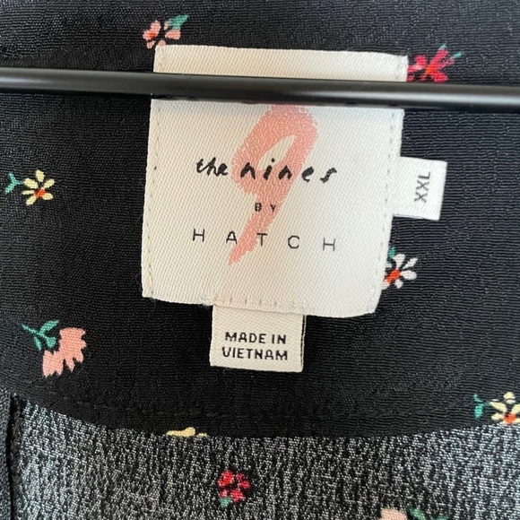 The Nines by Hatch Balloon Sleeve Floral Maternity Dress XXL - Picture 2 of 6